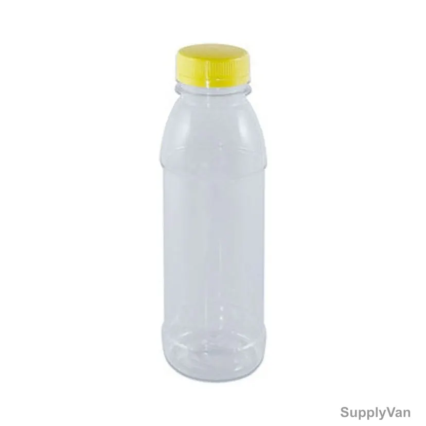 Snh Juice Bottle With Lid, 050CJB330P13, Plastic, 330ML, Clear, 12 Pcs/Pack