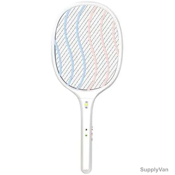 Rechargeable Mosquito Swatter, 5V, 500mAh, White