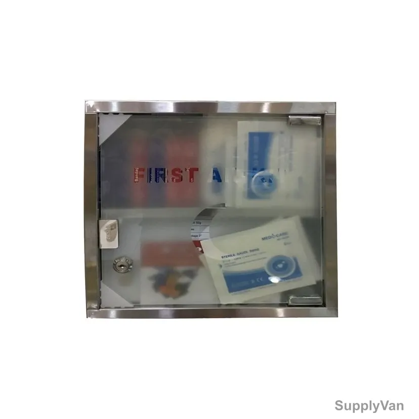 TechAlert Metal Cabinet First Aid Kit, TA9330, 199PCS