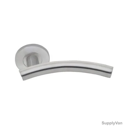 Artica Tubular Lever Handle, A100RH03-SS, Stainless Steel, Silver