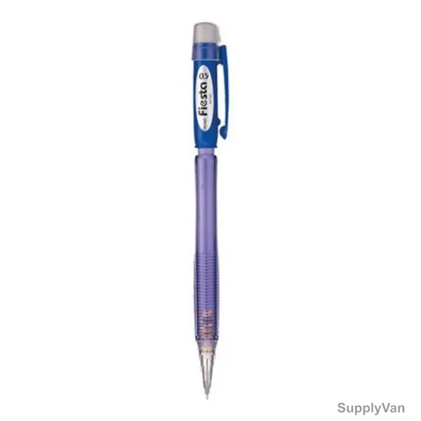 Pentel Mechanical Pencil, PE-AX105-C, Fiesta, 0.5MM, Blue, 12 Pcs/Pack