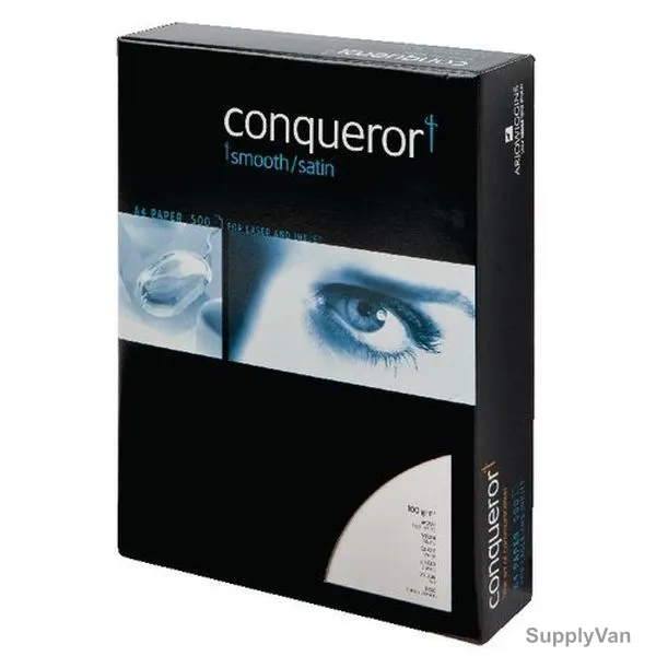 Conqueror High White Wove Paper, A4, 100 GSM, 500 Sheets/Pack