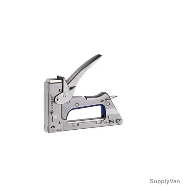Kangaro Gun Tacker Stapler, TS-13HC, Steel, Silver — image 1