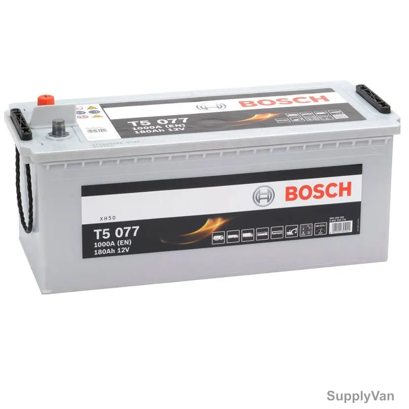 Bosch T5 077 Car Battery, 0092T50770, 12V, 180Ah, 1000A