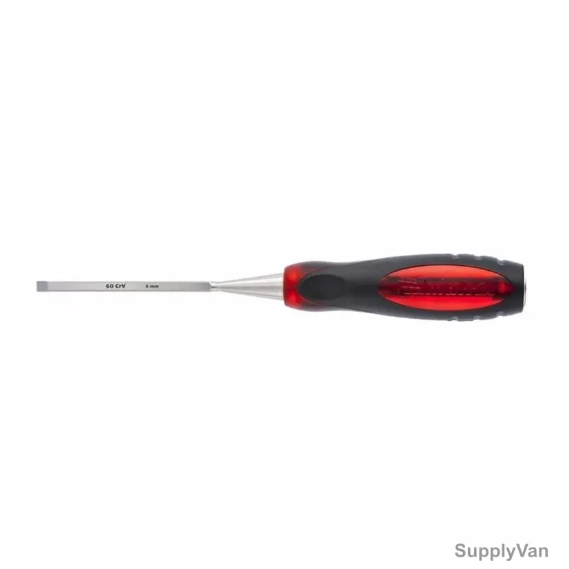 Mtx Tiger Eye Chisel With Rigid Plastic, 245019, CrV Steel, 138 x 6MM