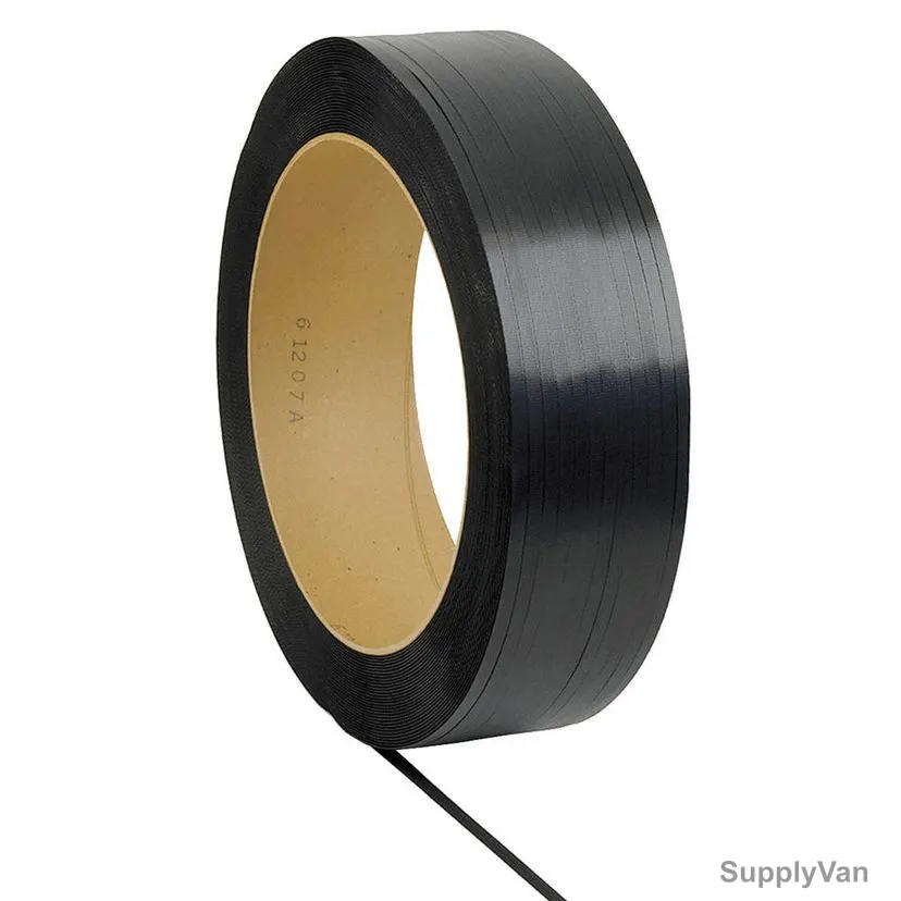 PP Strap Roll, Polypropylene, 19MM Width, 10 Kg, Black