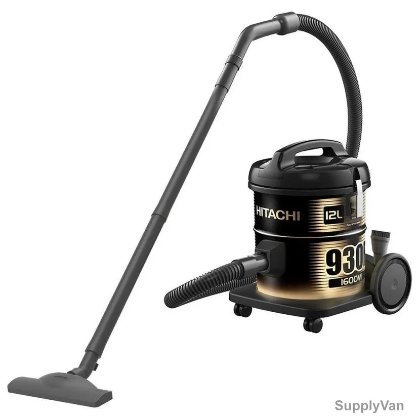 Hitachi Vacuum Cleaner, CV930F24CBSBK, 2200W, 12 Ltrs, Gold and Black — image 1
