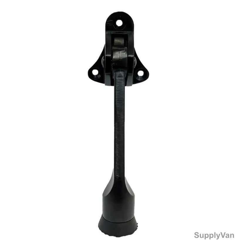 Dorfit Foot Operated Folding Door Stopper, DTDS022-MB, Zinc Alloy, 25MM x 140MM, Matt Black — image 1