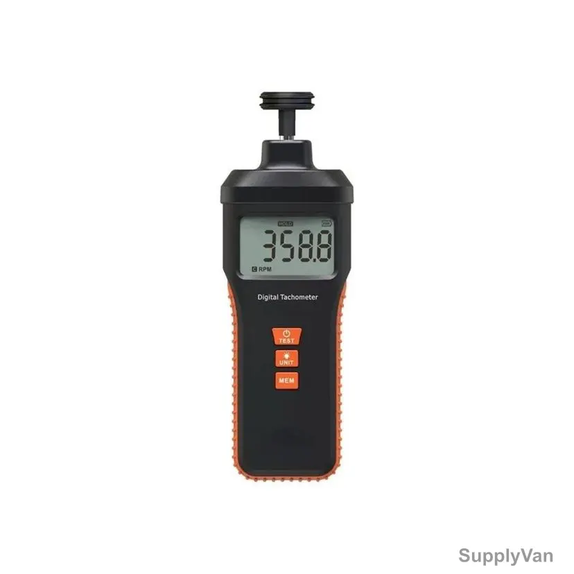 Stellar Contact and Non-Contact Digital Tachometer, SI510, 3 x 1.5V AAA Alkaline Battery