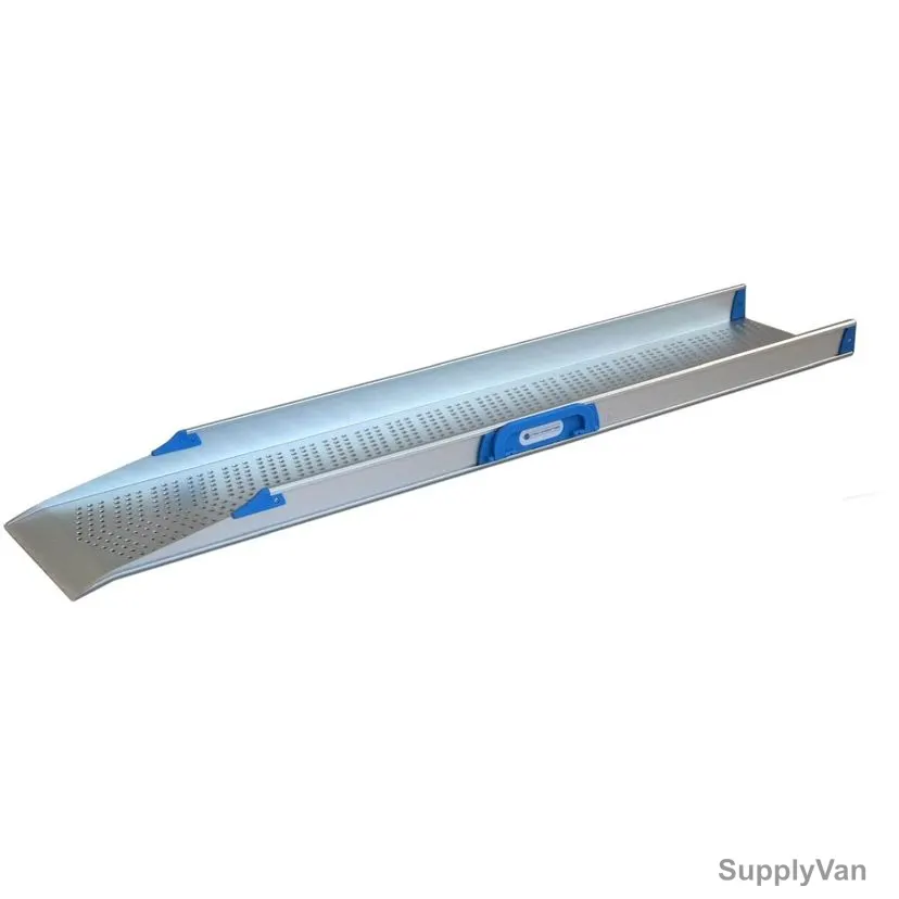 Telescopic 3 Part Wheelchair Ramp, 290CM, Silver, 250 Kg Weight Capacity — image 1