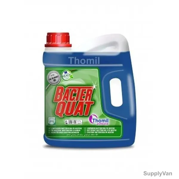 Thomil Bacter Quat PH Neutral Bactericide Cleaner, LSLG064, Pine Scented, 4 Litre, Blue, PK4