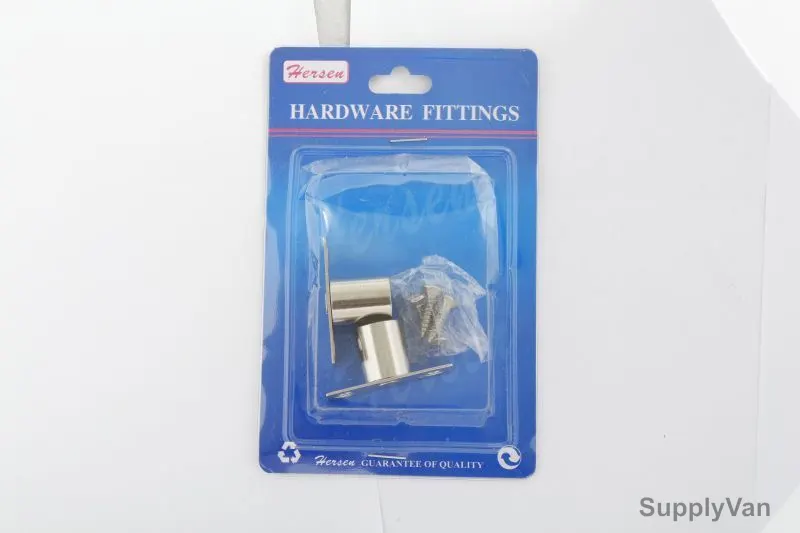 Hersen DIY Side Bracket Straight 1/2 Inch, SAF-37, Stainless Steel Material, Silver Colour