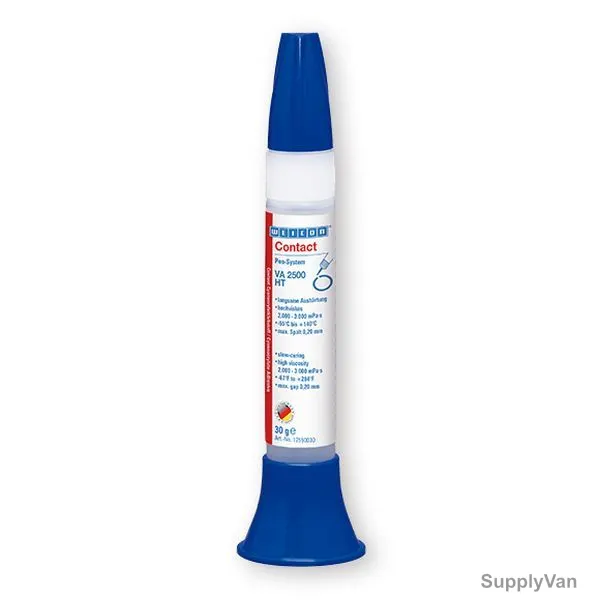 Weicon Contact VA 2500 HT Cyanoacrylate Adhesive, 12550030, 30GM — image 1