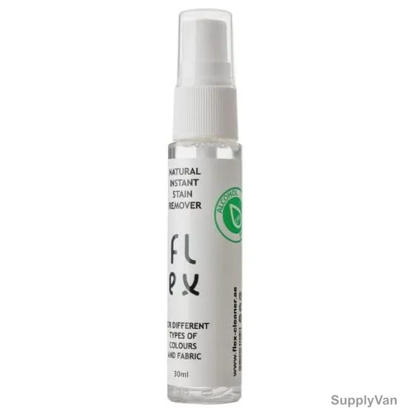 Flex Natural Instant Stain Remover, Economy Series, Liquid, 30ML