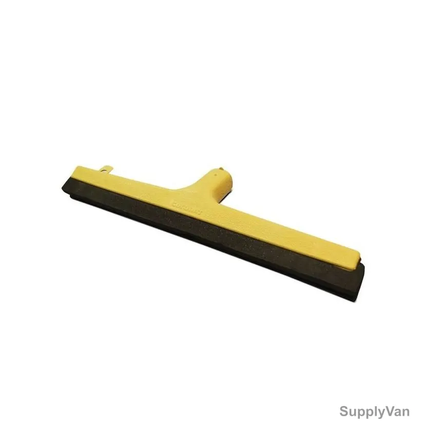 Akc Heavy Duty Floor Wiper With 130CM Metallic Handle, WP02+BH05Y, Plastic, 40CM, Yellow/Black — image 1