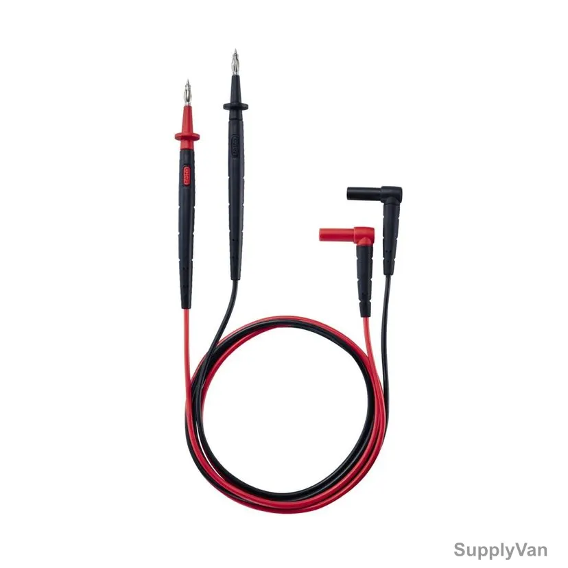 Testo Right Angle Test Lead, 0590-0011, 1225MM, Black/Red