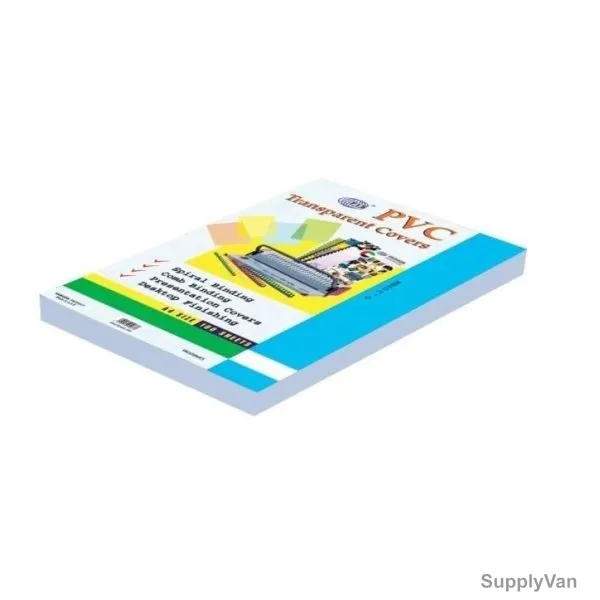 FIS Binding Cover, FSCI18A4CL, PVC, 210 x 297MM, 180 GSM, Clear, PK100