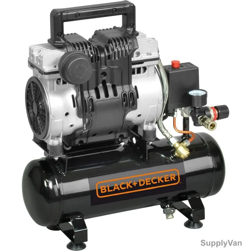 Black and Decker Air Compressor, BXCM0012E, 8 Bar, 1 HP, 6 Ltrs Tank Capacity