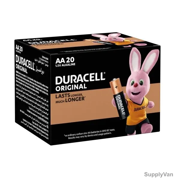 Duracell Original Alkaline Battery, 32075, AA, 1.5V, 20 Pcs/Pack — image 1