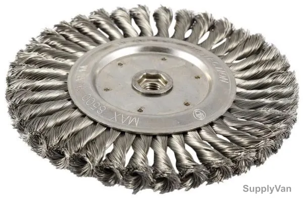 Hawk Wire Wheel Brush, 664131-3048, Twist Knot, 13x200MM