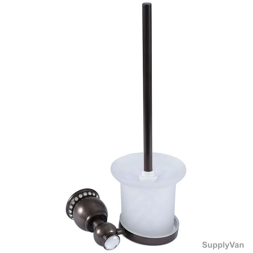 Hayta Toilet Brush Holder, 1450717, Brown Colour, Brass — image 1
