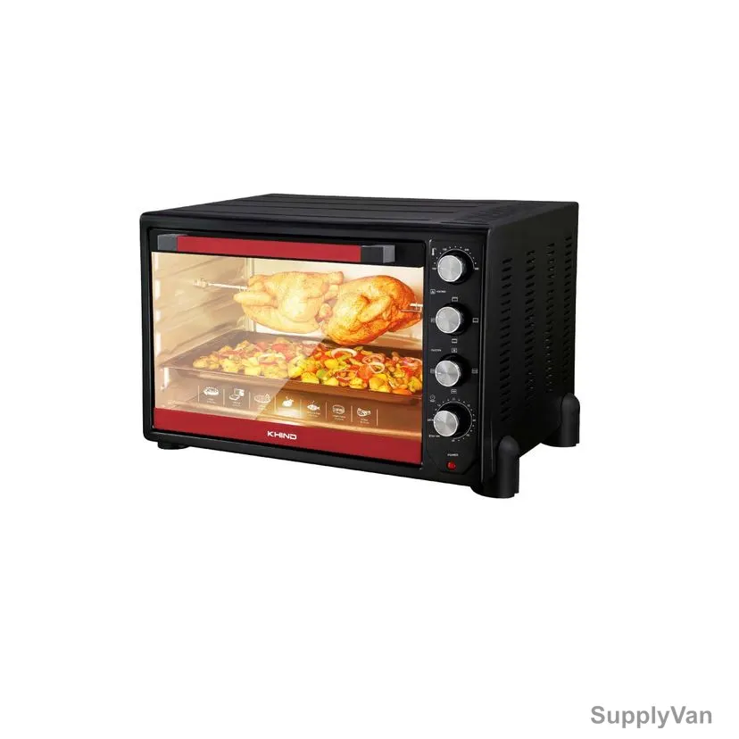 Khind OTG Electric Oven, OT9005, 2400W, 90 Ltrs, Black/Red — image 1