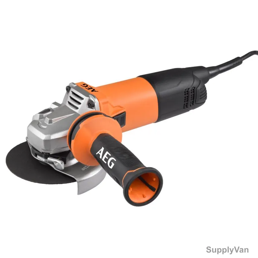 AEG Angle Grinder, WS10-115, 1000W, 115MM, S, Black and Orange
