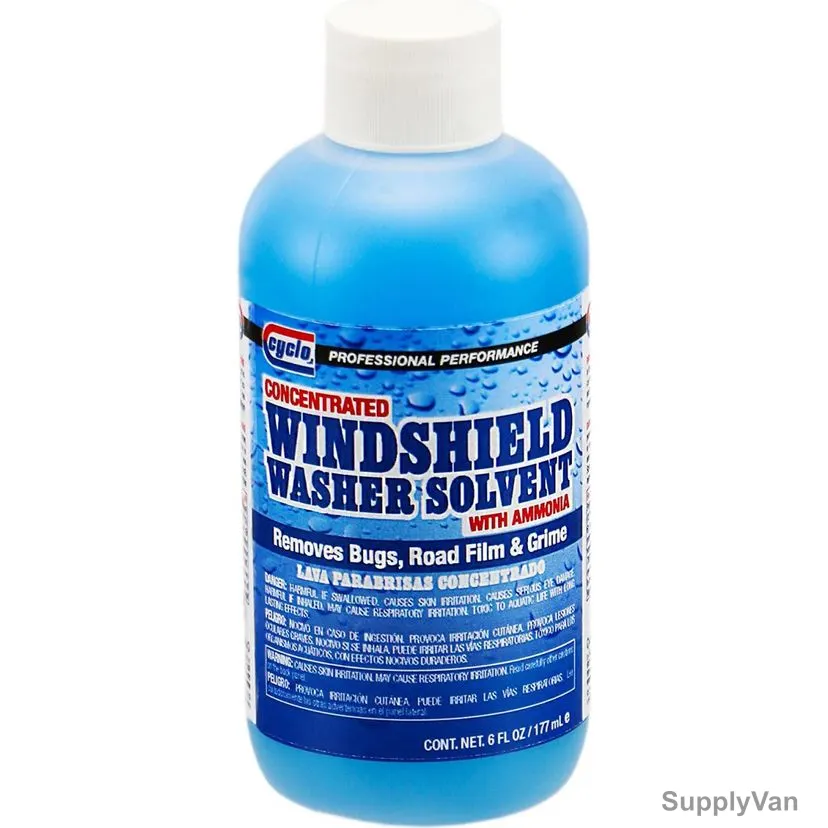 Cyclo Windshield Washer Solvent With Ammonia, C206, 177ML, 24 Pcs/Pack — image 1
