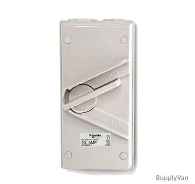 Schneider Electric Isolator Switch, WHT20, 20A, 3P