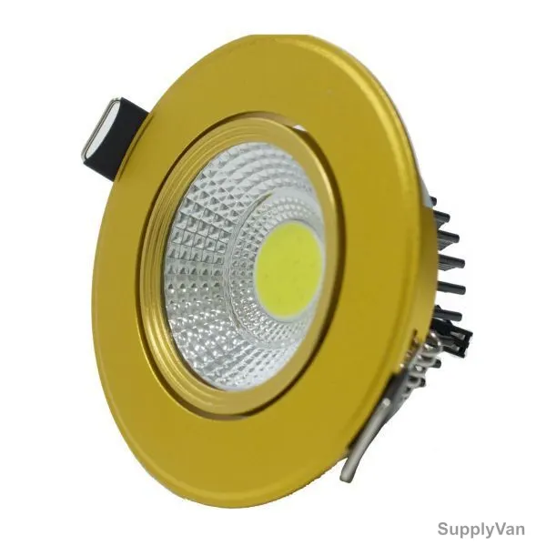 RR LED Spot Down Light, Echo, COB, 5W, DayLight, Gold