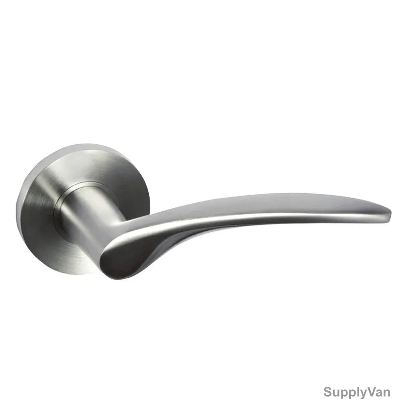 Dorfit Solid Mortise Rose Lever Handle, DTSH001, SS, Satin
