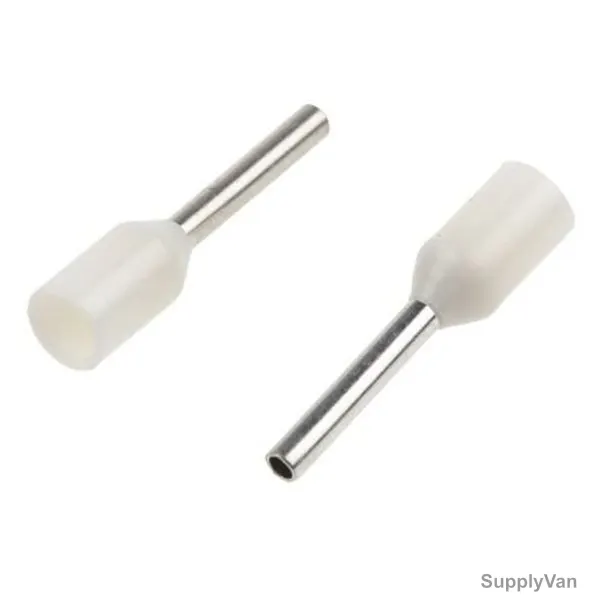 Cord End Terminal, CB-005006, Nylon, 6MM, White, PK500 — image 1