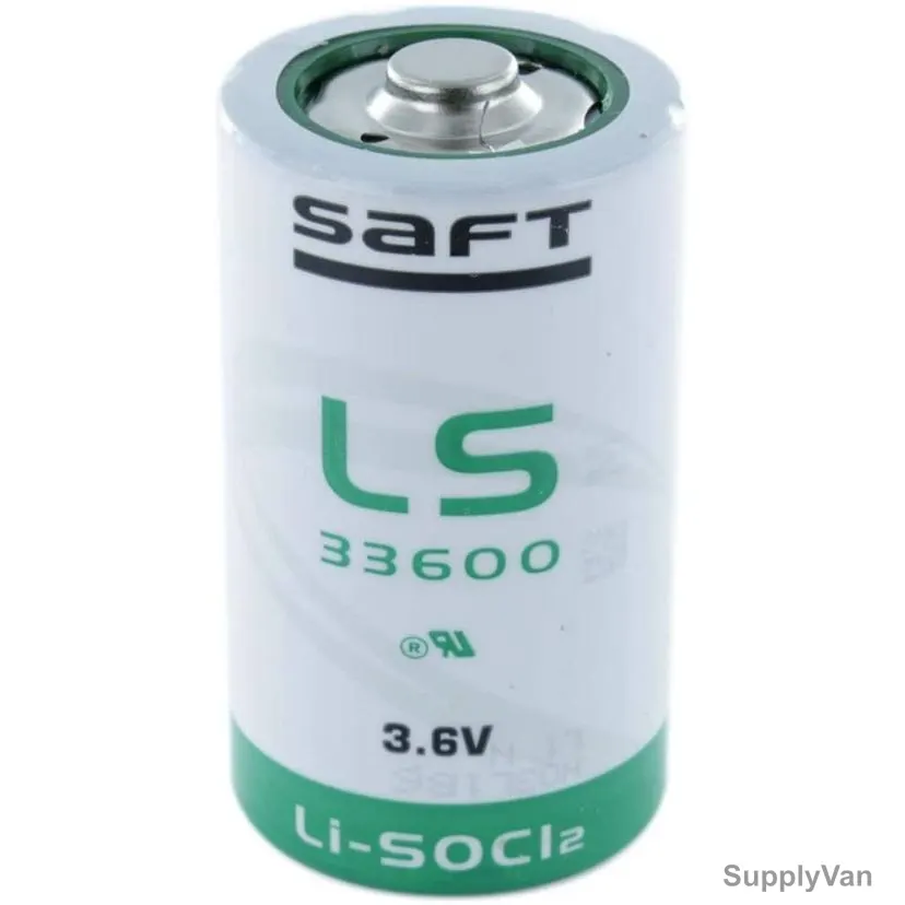 Saft Cell Battery, LS-33600, D Size, 3.6V, 17000mAh