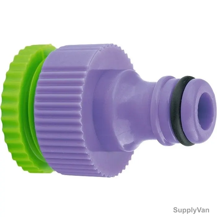 Palisad Garden Hose Adapter, 657408, Plastic, 1/2 to 3/4 Inch