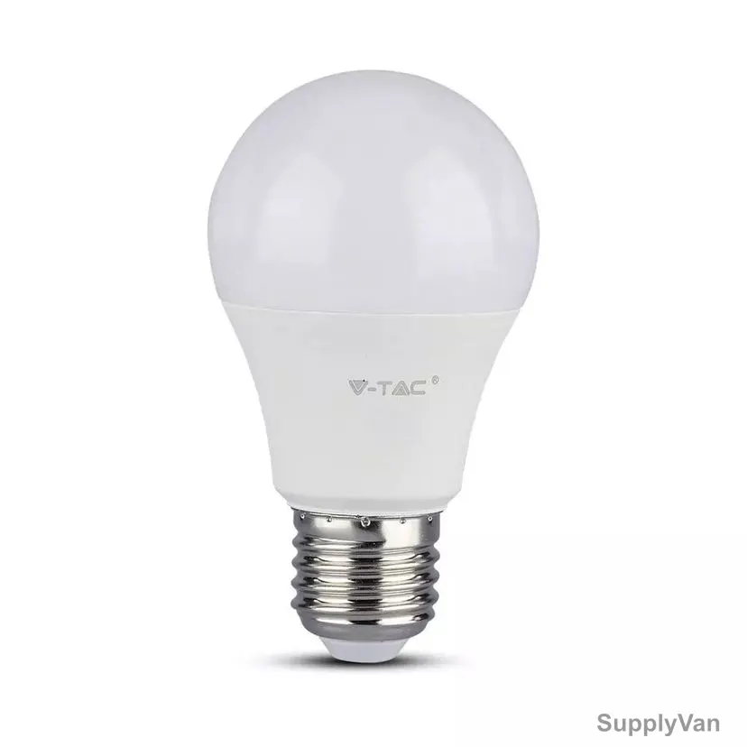 V-Tac LED Thermal Plastic Bulb, VT-2099, 9W, A60, 3000K, Warm White — image 1