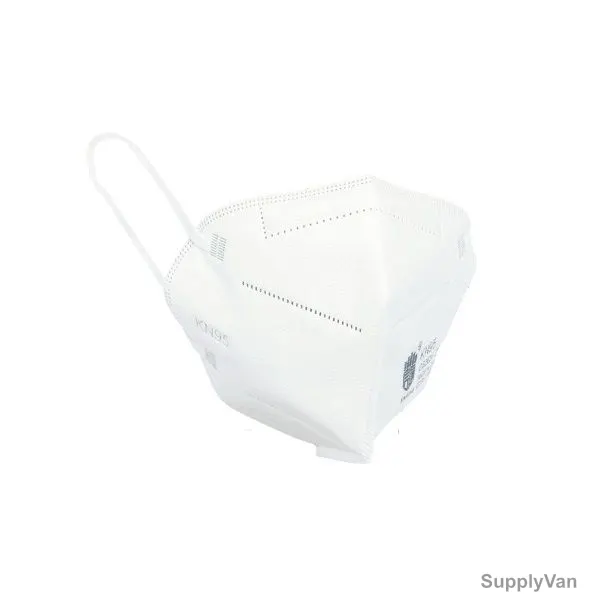 KN95 Particulate Flat Fold Respirator Mask, CMD, White, 25 Pcs/Pack