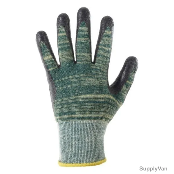 Honeywell Gloves, MDL5, SHARPFLEX Nit, Size10, Yellow and Green, PK20