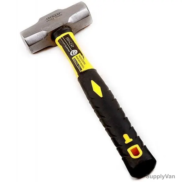 Hifazat Sledge Hammer, SHGT-BM-SH2, Forged Steel, 0.9 Kg, Yellow and Black