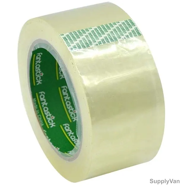 Fantastick Packaging Tape, 2 Inch Width x 100 Yards Length, Clear