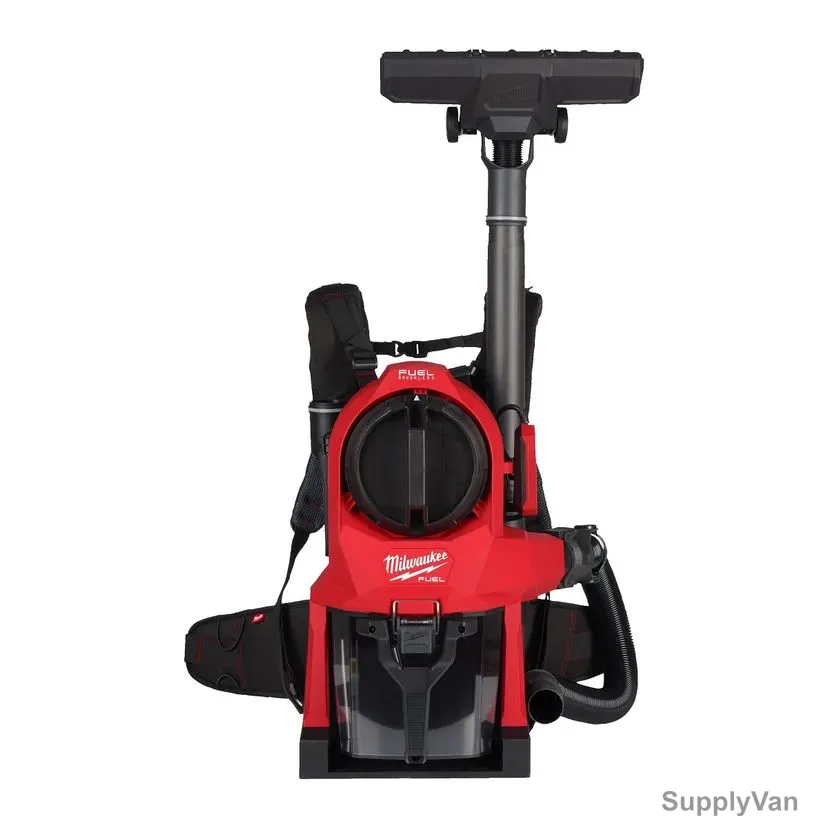 Milwaukee M18 Backpack Dry Vacuum Cleaner, M18FBPV2-801, 18V, 137 mBar, 3.8 Ltrs Tank Capacity — image 1