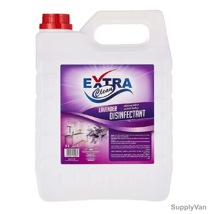 Falcon Extra Clean Disinfectant, THPDI011, Lavender, 5 Ltrs, 4 Pcs/Pack