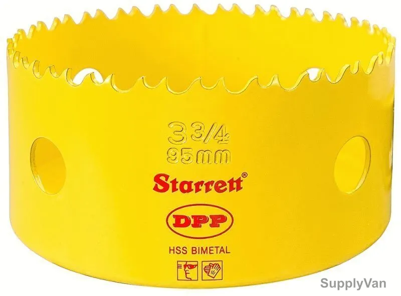 Starrett Dual Pitch Professional Hole Saw, DH0334, 95mm