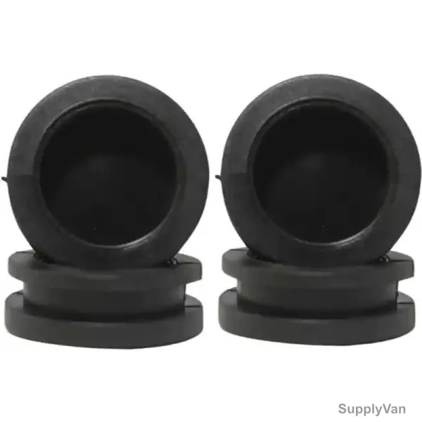 Close Type PVC Rubber Grommet, 32MM Hole Dia, Black, 100 Pcs/Pack