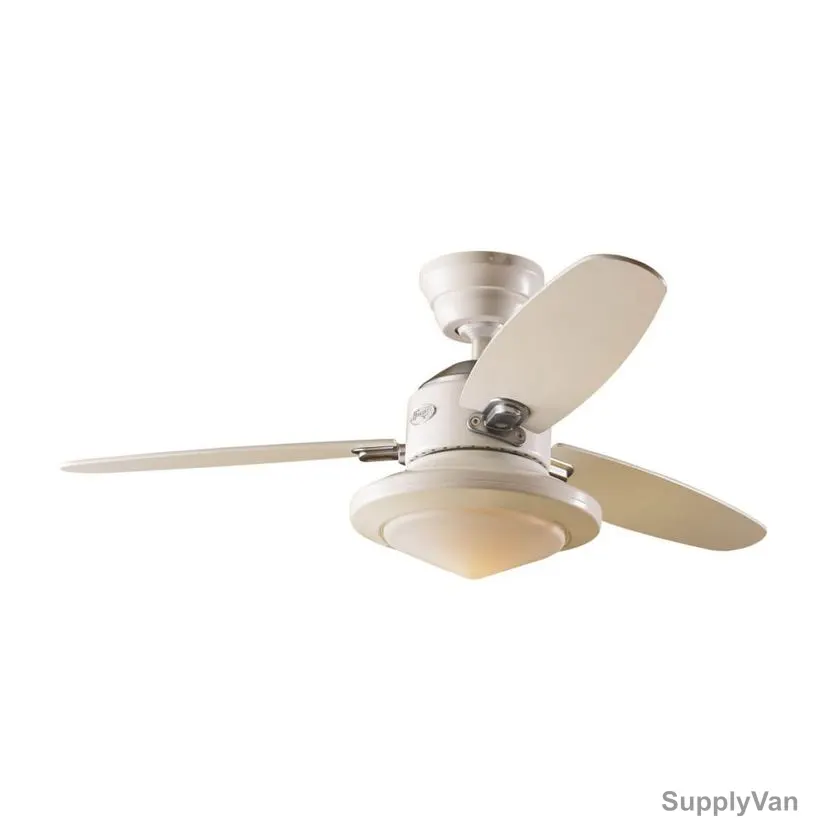 Hunter Ceiling Fan, 24086, Merced, 112CM, Chalk White