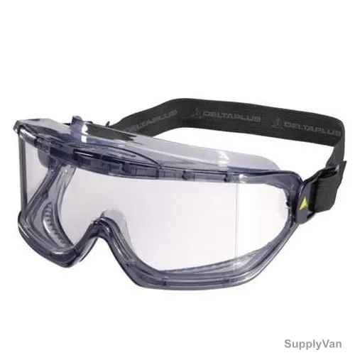 Deltaplus Safety Goggle, Galeras, Adjustable, Clear