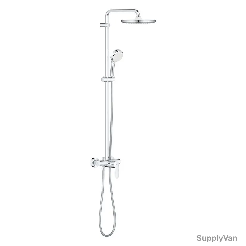 Grohe Single Lever Rain Shower Set, 26673000, Tempesta Cosmopolitan, Metal, 9.5 Ltrs/Min, Starlight Chrome Finish — image 1