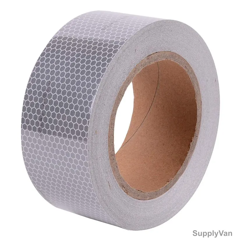 SOS Solas Marine Reflective Tape, PVC, 2 Inch Width x 47.5 Mtrs Length, Silver — image 1