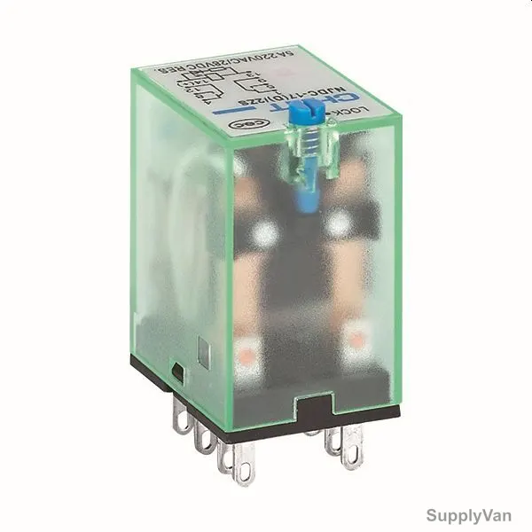 Chint General Purpose Electromagnetic Relay With Test Button, NJDC-17D, 4ZS, 14 Pins, 30VDC, 3A
