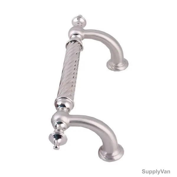 Doganlar Door Handle, ELIT, Brass, Satin Nickel