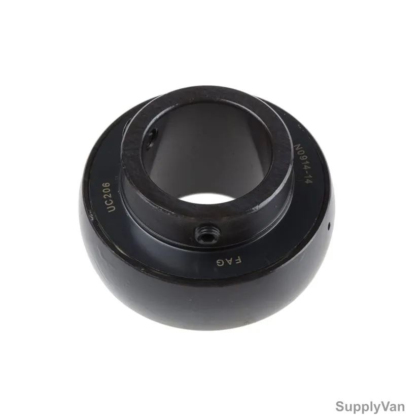 Fag Insert Ball Bearing, UC206, Steel, 30MM Bore Dia — image 1